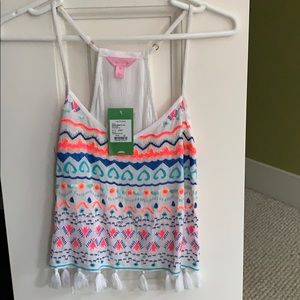 Lilly Pulitzer cropped tank top